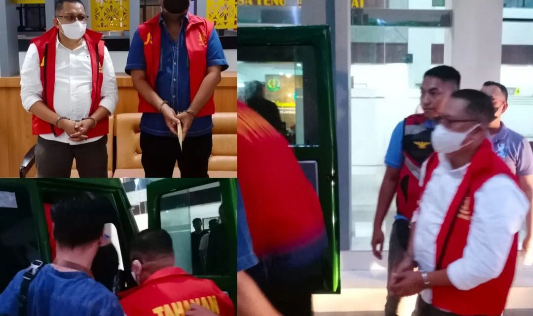 KEJATI NTB MELAKUKAN PENAHANAN TERHADAP 2 ORANG TERSANGKA AM dan LIRA YANG DIDUGA TERLIBAT DALAM PERKARA TIPIKOR PENGELOLAAN DANA KUR