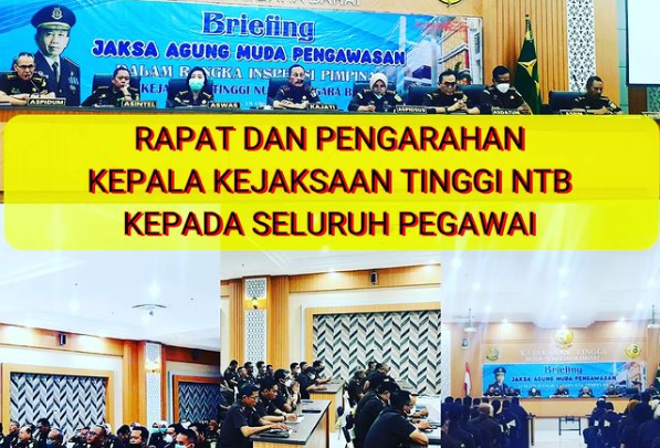 RAPAT PENGARAHAN KEPALA KEJAKSAAN TINGGI NTB