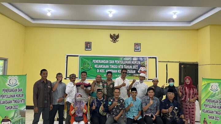 Penyuluhan Hukum Kejaksaan Tinggi NTB di Ampenan Kota Mataram