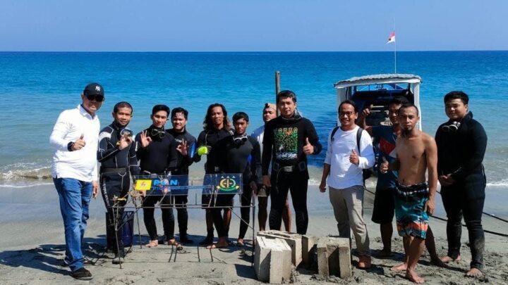 Transplantasi Terumbu Karang dan Penurunan Block Mars bersama Kejati NTB dan PLN Indonesia Power