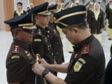 Kajati NTB Dr bambang gunawan melantik Kajari sumbawa dan koordinator pada kejaksaan tinggi ntb