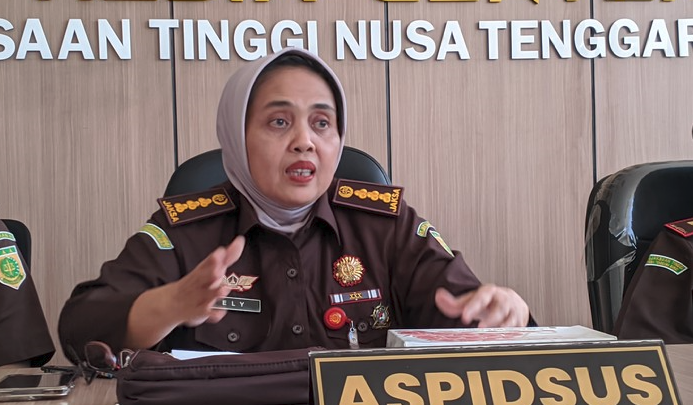 Kejaksaan Tinggi Nusa Tenggara Barat Melaksanakan Pers Release Penanganan Perkara Tindak Pidana Korupsi