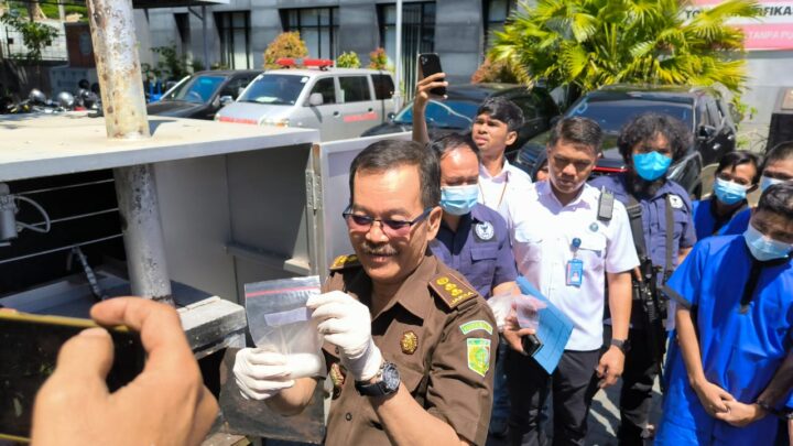 Press release dan Pemusnahan Barang Bukti TP Narkotika BNNP NTB bersama Kejati NTB