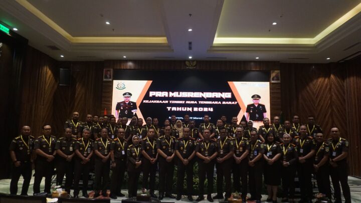 Pra Musyawarah Rencana Pembangunan Kejaksaan Tinggi Nusa Tenggara Barat Bersama Seluruh Kejari Se-NTB