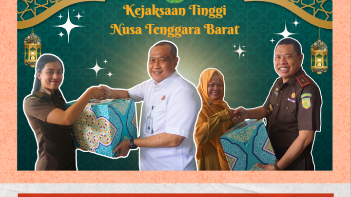 Pembagian Parcel dan Sembako kepada Para Pegawai, Tenaga Kesehatan, Guru TK, dan PPNPM pada Lingkungan Kejaksaan Tinggi NTB, pada senin 1 april 2024