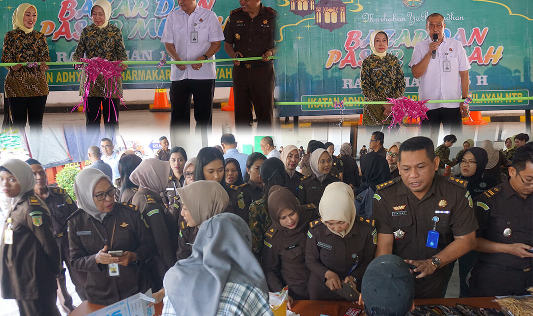 Bazar Ramadhan dan Pemberian Santunan kepada PPNPM oleh Kejaksaan Tinggi NTB & IAD Wilayah NTB