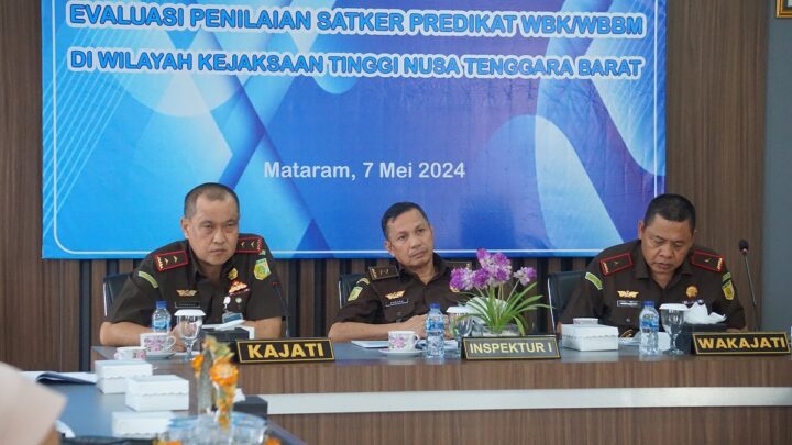 Verifikasi Lapangan Oleh Tim Jamwas Kejaksaan Agung dalam rangka menuju Zona Integritas Wilayah Bebas Korupsi pada Kejaksaan Tinggi Nusa Tenggara Barat