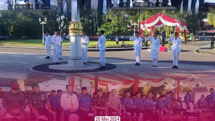 Wakil Kepala Kejaksaan Tinggi NTB, Dr. Abd Qohar AF, SH., MH. Menghadiri Upacara Peringatan Hari Kebangkitan Nasional, di Lapangan Bumi Gora Provinsi NTB
