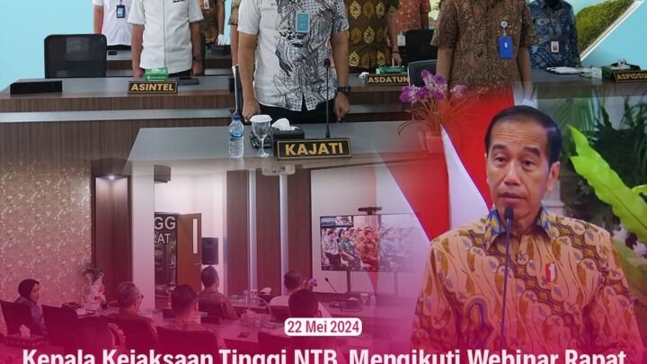 Video Conference Rapat Koordinasi Nasional Pengawasan Intern Tahun 2024 dengan Tema “Mengawal Penuntasan Pembangunan Jangka Menengah Untuk Kesinambungan Pembangunan”