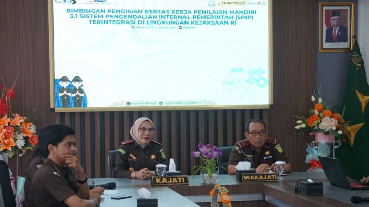 Bimbingan Pengisian Kertas Kerja Penilaian Mandiri 3.1 Sistem Pengendalian Internal Pemerintah (SPIP) Terintegrasi di Lingkungan Kejaksaan RI