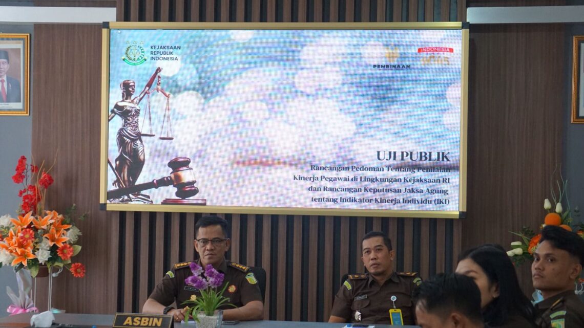 UJI PUBLIK RANCANGAN PEDOMAN TENTANG PENILAIAN KINERJA PEGAWAI DI LINGKUNGAN