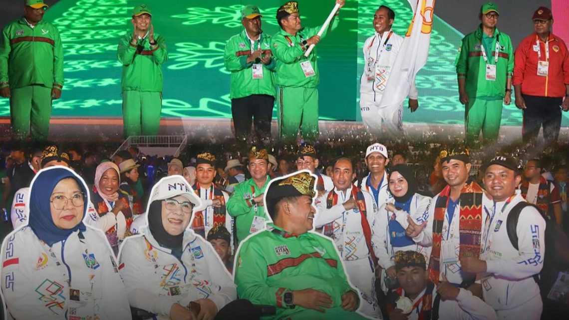KAJATI NTB MENGHADIRI CLOSING CEREMONY PON XXI ACEH – SUMUT 2024