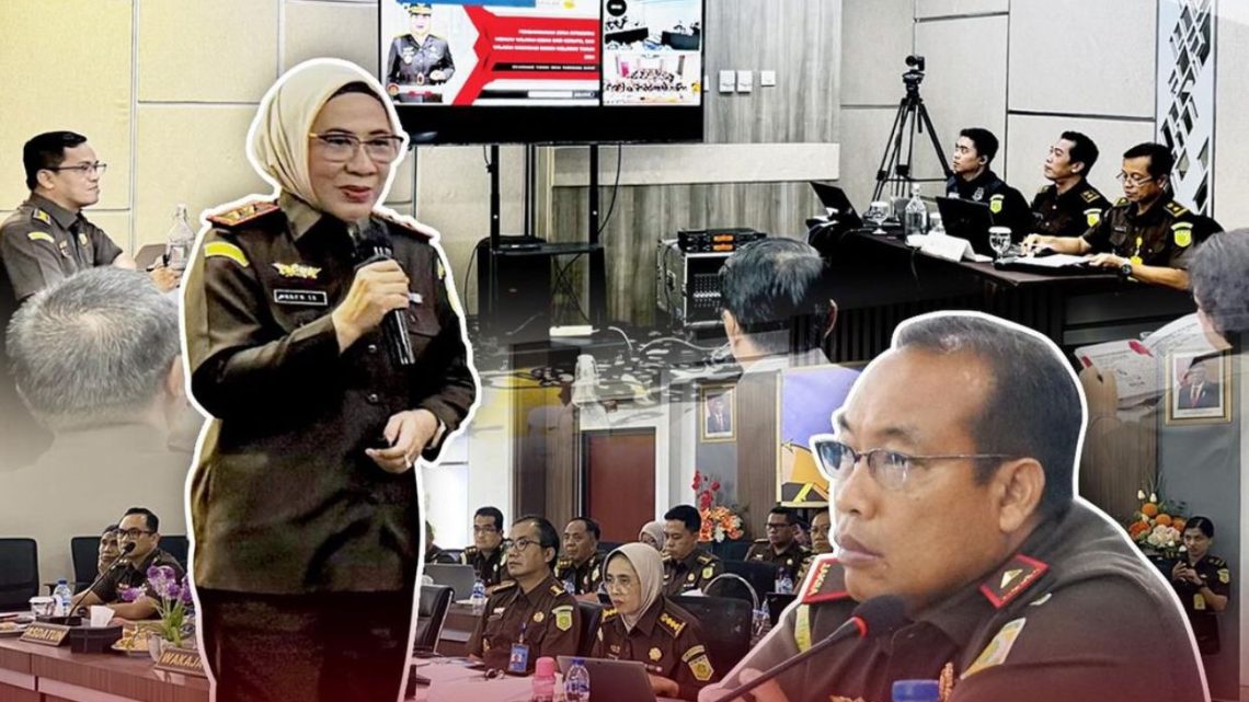 PEMAPARAN KAJATI NTB PADA DESK EVALUASI PEMBANGUNAN ZI-WBK SECARA MANDIRI DI LINGKUNGAN KEJAKSAAN RI TAHUN 2024