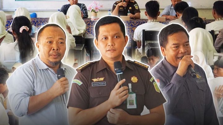 JAKSA MASUK SEKOLAH KEJAKSAAN TINGGI NUSA TENGGARA BARAT DI SMA NEGERI 8 MATARAM