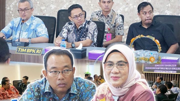 EXIT MEETING BPK RI ATAS PEMERIKSAAN PENGELOLAAN UANG PENGGANTI TIPIKOR SEMESTER I TAHUN 2024 DI NUSA TENGGARA BARAT