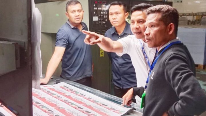MONITORING PENCETAKAN SURAT SUARA PEMILIHAN GUBERNUR NTB 2024