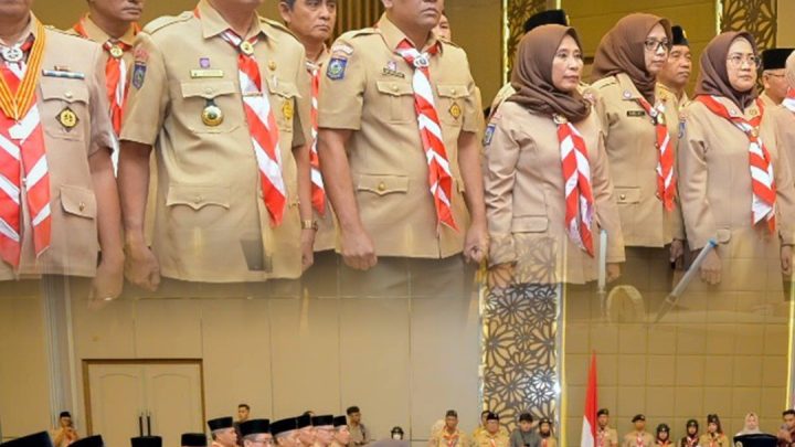 PELANTIKAN KETUA MAJELIS PEMBIMBING DAERAH (MABIDA) PENGURUS KWARTIL DAERAH DAN LEMBAGA PEMERIKSA KEUANGAN KWARTIR DAERAH GERAKAN PRAMUKA NTB MASA BAKTI 2024-2029