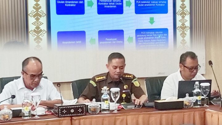 RAPAT KOORDINASI TINDAK LANJUT PENYELESAIAN PROGRES PEMBANGUNAN PLTU LOMBOK CFSPP FTP-2 (2 x 50 MW) SAMBELIA KABUPATEN LOMBOK TIMUR