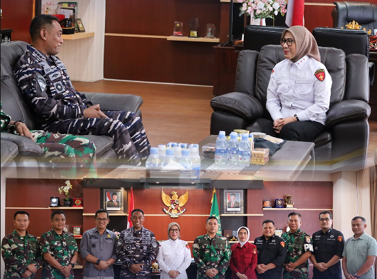 KUNJUNGAN SILATURAHMI KOMANDAN LANAL MATARAM KE KEJAKSAAN TINGGI NTB