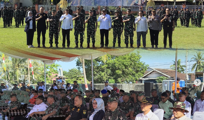 UPACARA PENUTUPAN TNI MENUNGGAL MEMBANGUN DESA (TMDD) KE-124 TAHUN 2025