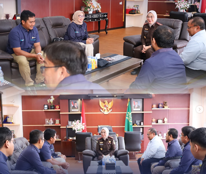 KUNJUNGAN SILATURAHMI GENERAL MANAGER (GM) PLN IUW NTB BESERTA ROMBONGAN KE KEJAKSAAN TINGGI NTB