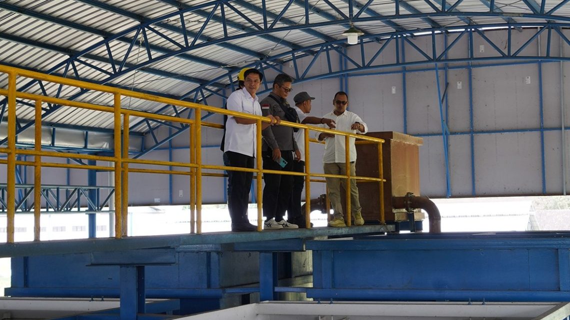 TIM PENGAMANAN PROYEK STRATEGIS (PPS) BIDANG INTELIJEN KEJAKSAAN TINGGI NTB MELAKSANAKAN PENGUMPULAN DATA DAN EVALUASI PENGECEKAN FISIK PAKET PEKERJAAN PEMBANGUNAN DAN OPTIMALISASI SPAM DI LINGKUNGAN BALAI PRASARANA PERMUKIMAN WILAYAH (BPPW) NUSA TENGGARA BARAT