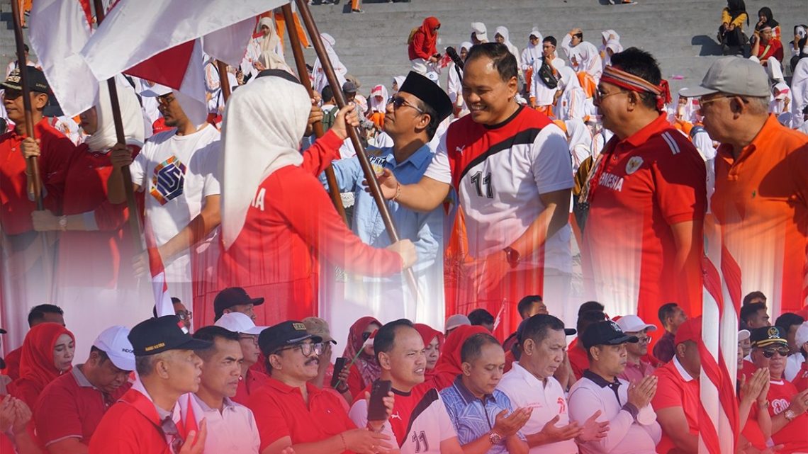 LAUNCHING GERAKAN PEMBAGIAN BENDERA MERAH PUTIH TAHUN 2025 DI PROVINSI NUSA TENGGARA BARAT