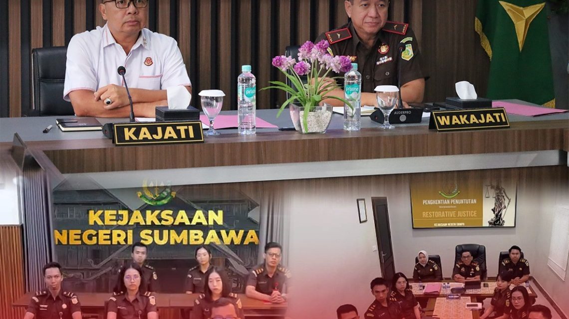 RESTORATIVE JUSTICE (RJ) MANDIRI KEJAKSAAN TINGGI NTB TERHADAP 1 (SATU) PERKARA PADA KEJAKSAAN NEGERI SUMBAWA DAN 1 (SATU) PERKARA PADA KEJAKSAAN NEGERI DOMPU