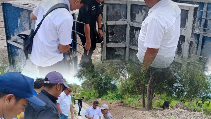 MONITORING TIM PENGAMANAN PEMBANGUNAN STRATEGIS (PPS) KEJAKSAAN TINGGI NTB REHABILITASI JARINGAN IRIGASI D.I. MAMAK-KAKIANG KABUPATEN SUMBAWA