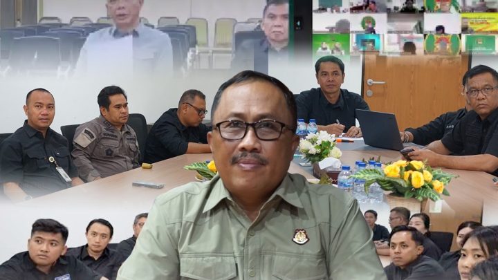 VIRTUAL CONFERENCE PENGARAHAN JAKSA AGUNG MUDA INTELIJEN DALAM RANGKA OPTIMALISASI ENTRI DATA PADA APLIKASI REAL TIME MONITORING VILLAGE MANAGEMENT FUNDING