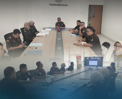 MONITORING DAN EVALUASI (MONEV) DARING DI WILAYAH KERJA INSPEKTORAT III DAN INSPEKTORAT KEUANGAN II JAKSA AGUNG MUDA PENGAWASAN KEJAKSAAN RI