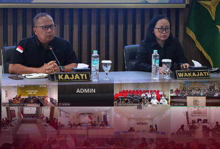 KUNJUNGAN KERJA DAN PENGARAHAN VIRTUAL KEPALA KEJAKSAAN TINGGI NTB