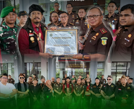 APRESIASI DAN DUKUNGAN LASKAR SASAK KEPADA KEJAKSAN TINGGI NTB