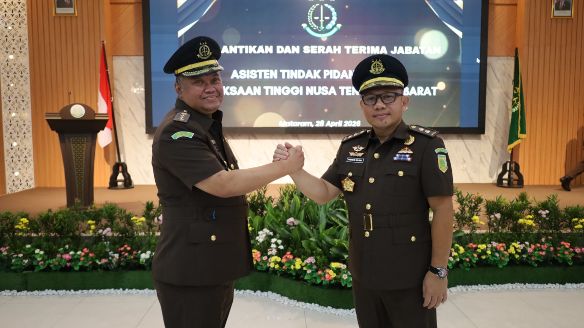 RABANI HALAWA DILANTIK JADI ASPIDUM KEJATI NTB, KAJATI TEKANKAN INTEGRITAS DAN KINERJA